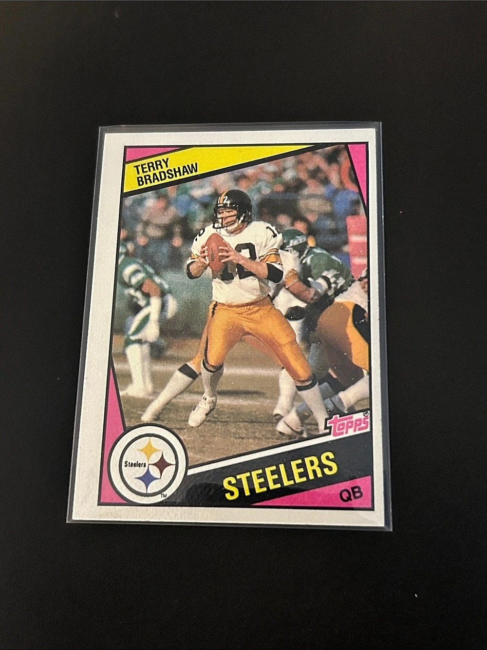 Topps 1984 Terry Bradshaw #162 Steelers Football Card
